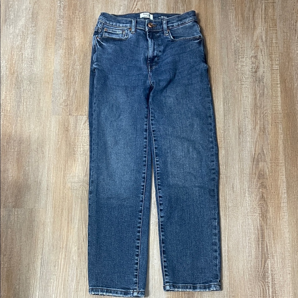 Kensie Dark Blue Straight Leg Jeans
